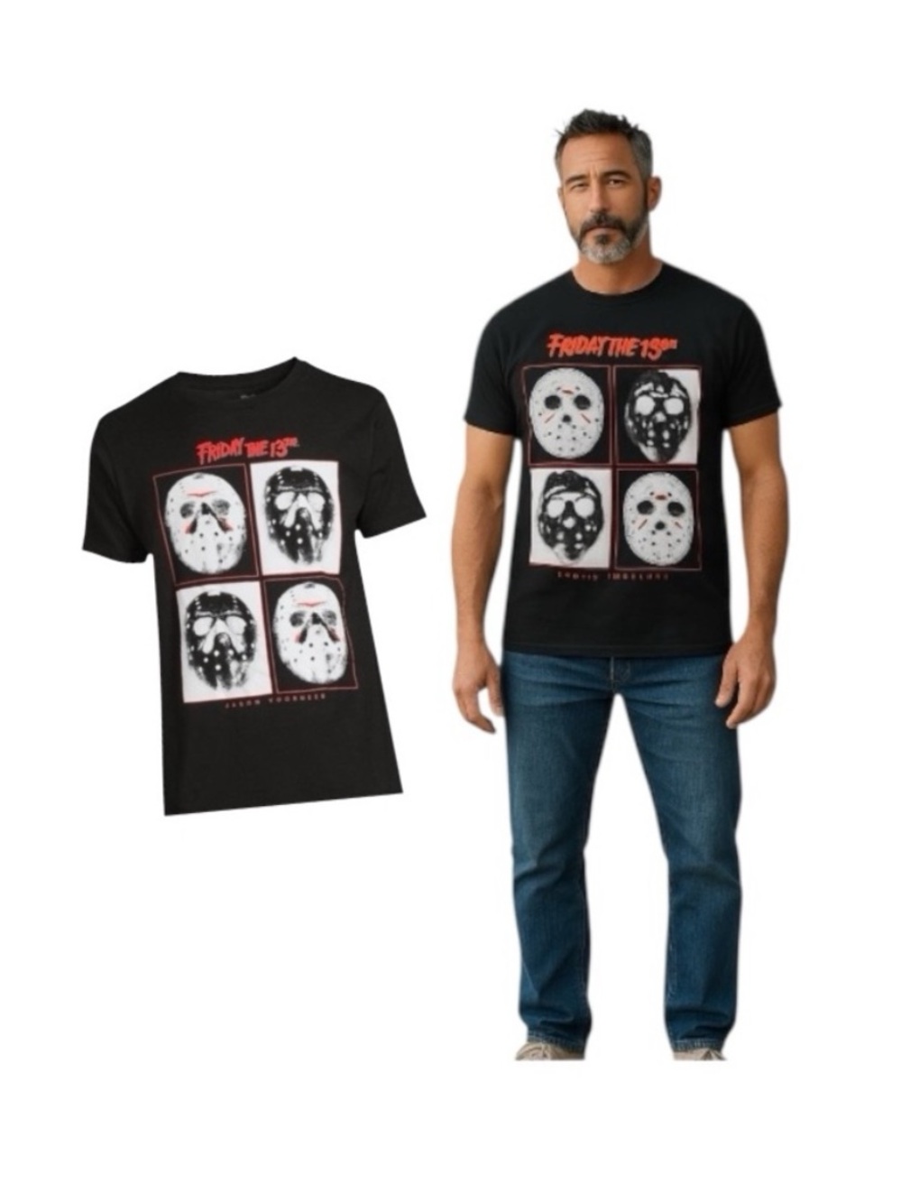 Friday The 13th Afraid Of Jason Graphic Tee